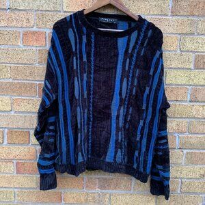 Vintage Coogi Style Knit Sweater Protege Medium